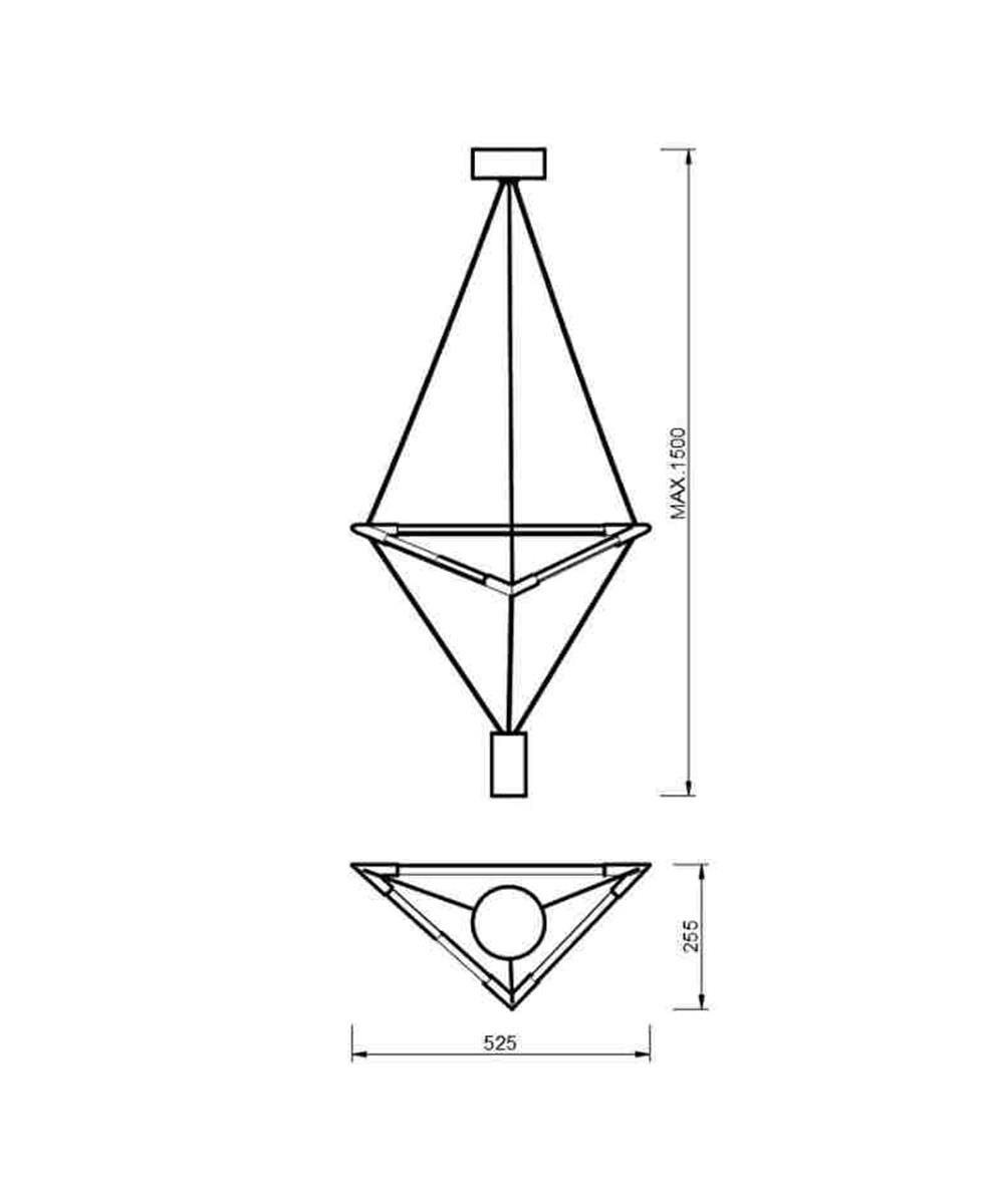 ELECTRA KÜÇÜK BOY SİYAH KROM SARKIT
