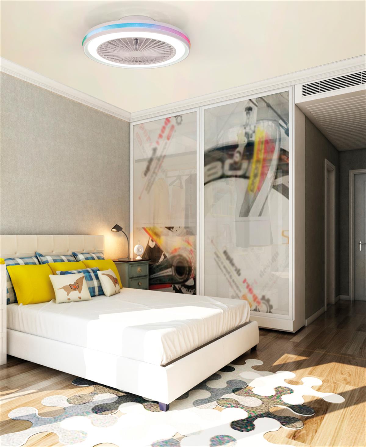 GAMER BEYAZ RGB VANTİLATÖR