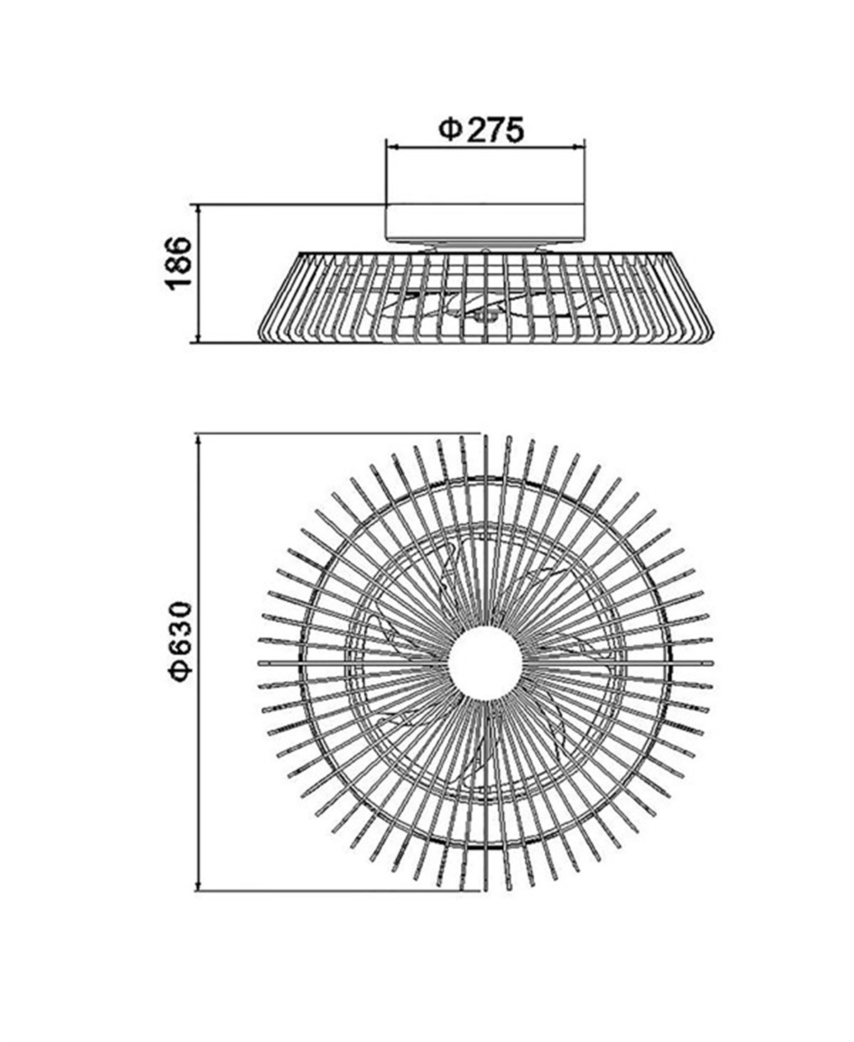 HIMALAYA BEYAZ VANTİLATÖR / FAN