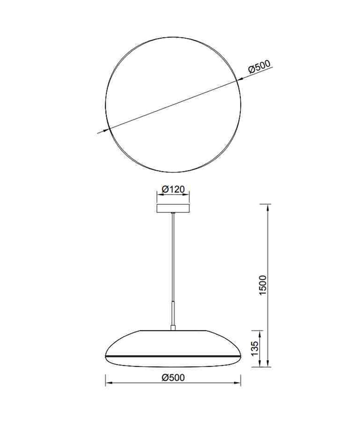 KAZZ 50 CM SİYAH SARKIT