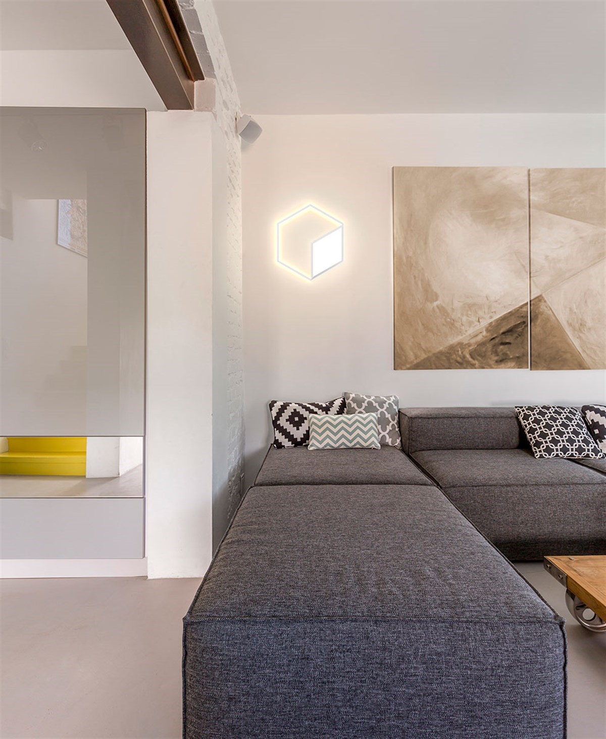 KUBICK KÜÇÜK BOY BEYAZ APLİK/PLAFONYER