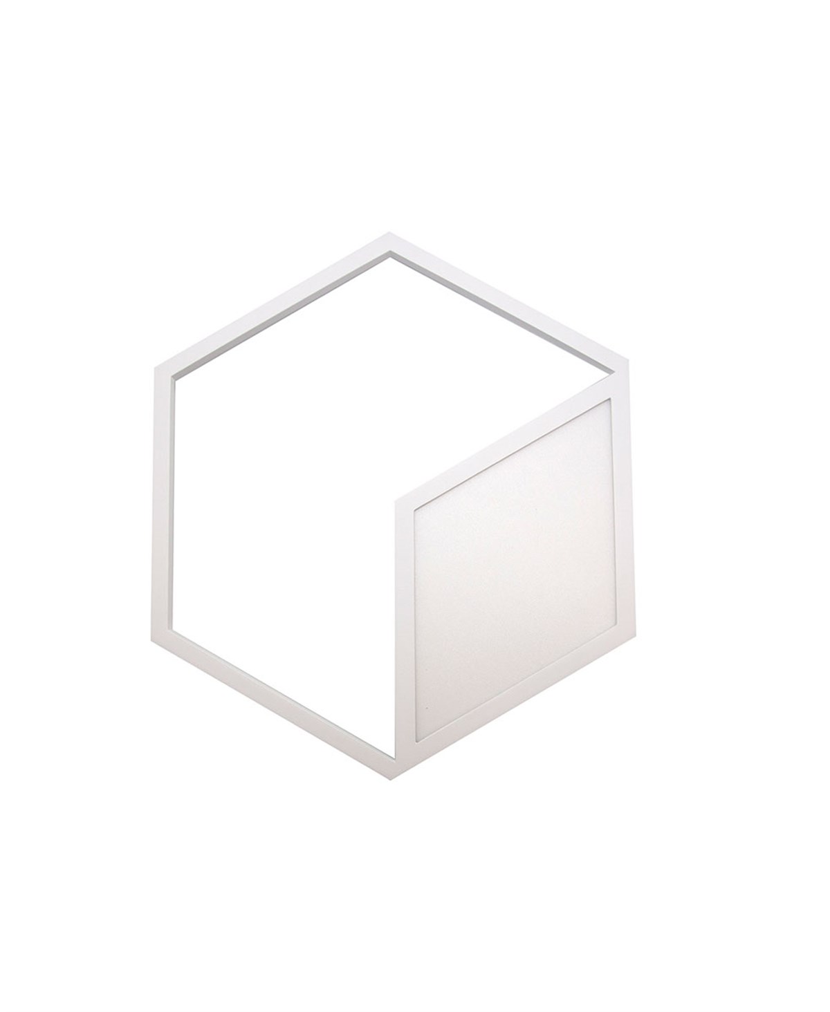 KUBICK KÜÇÜK BOY BEYAZ APLİK/PLAFONYER