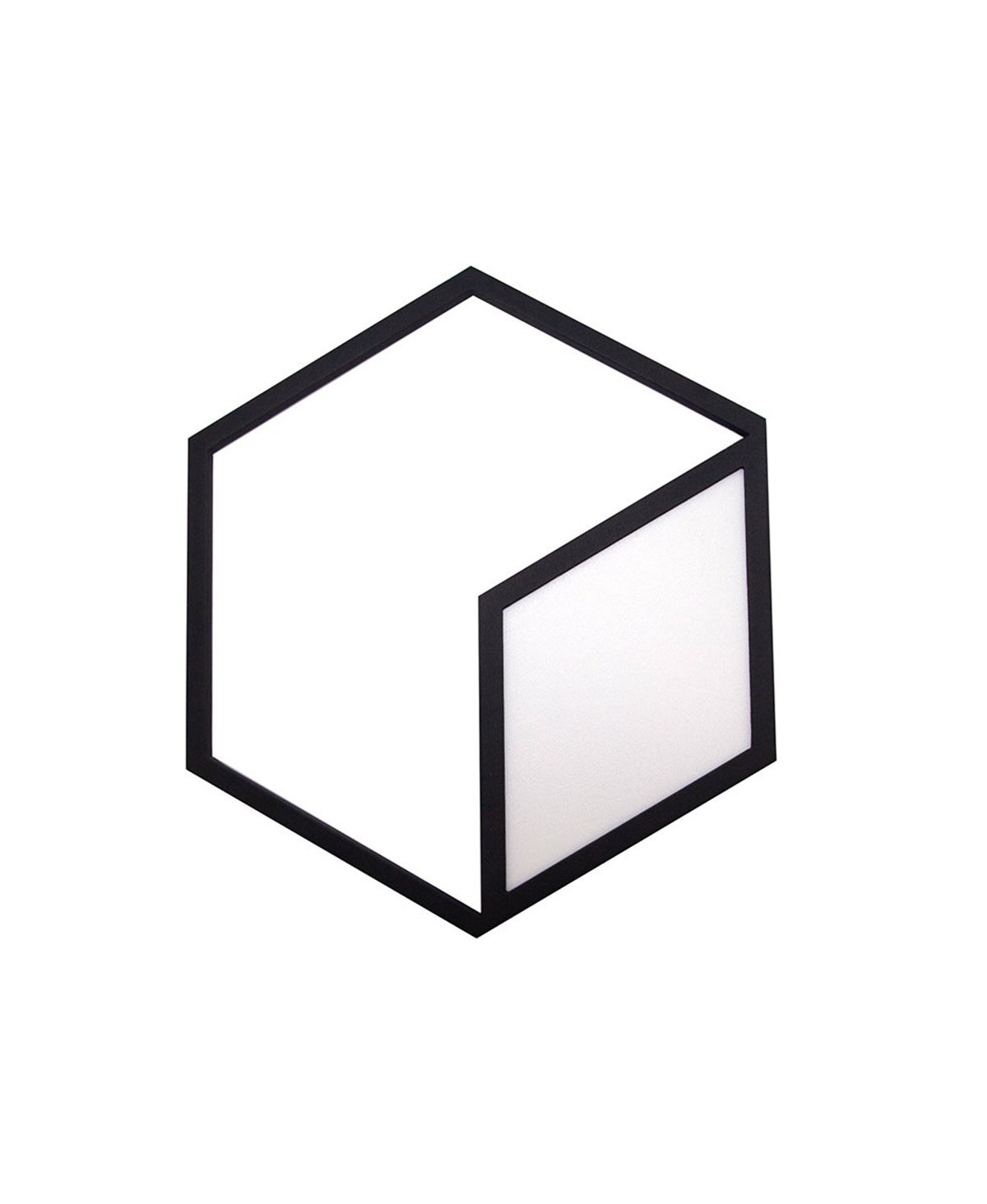 KUBICK KÜÇÜK BOY SİYAH APLİK/PLAFONYER