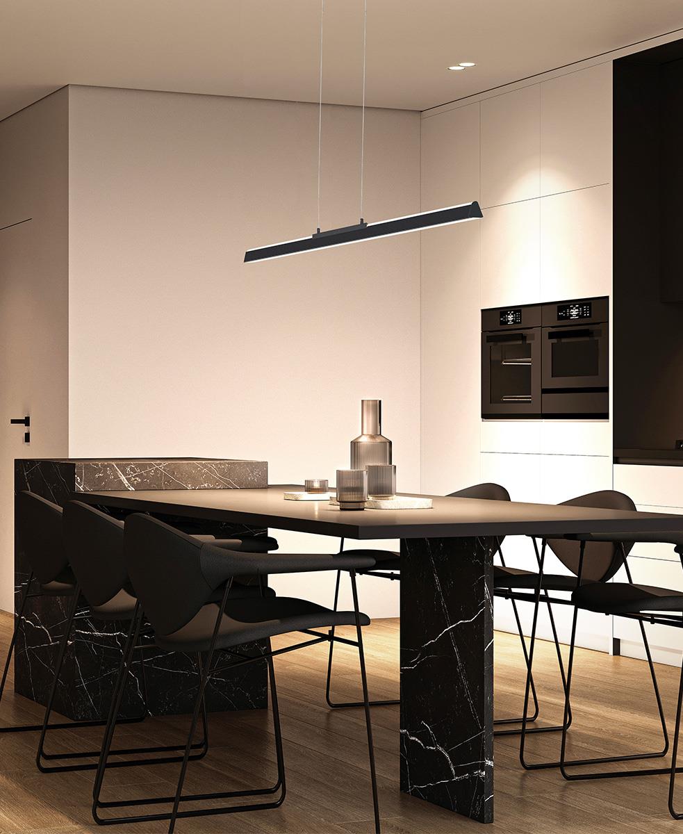 Lineal 90 cm Siyah Sarkıt