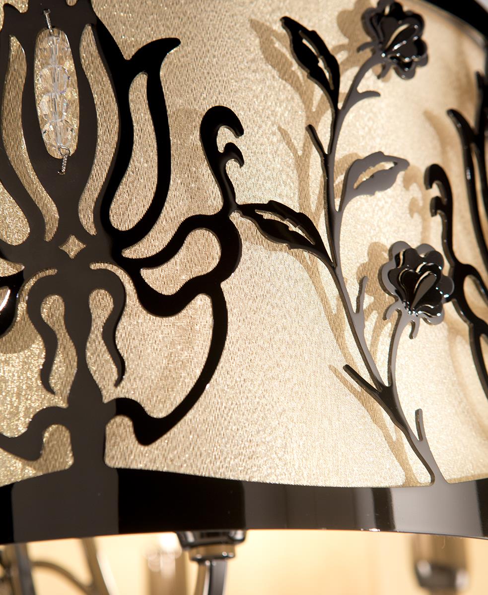 MARGOT SİYAH NİKEL AVİZE