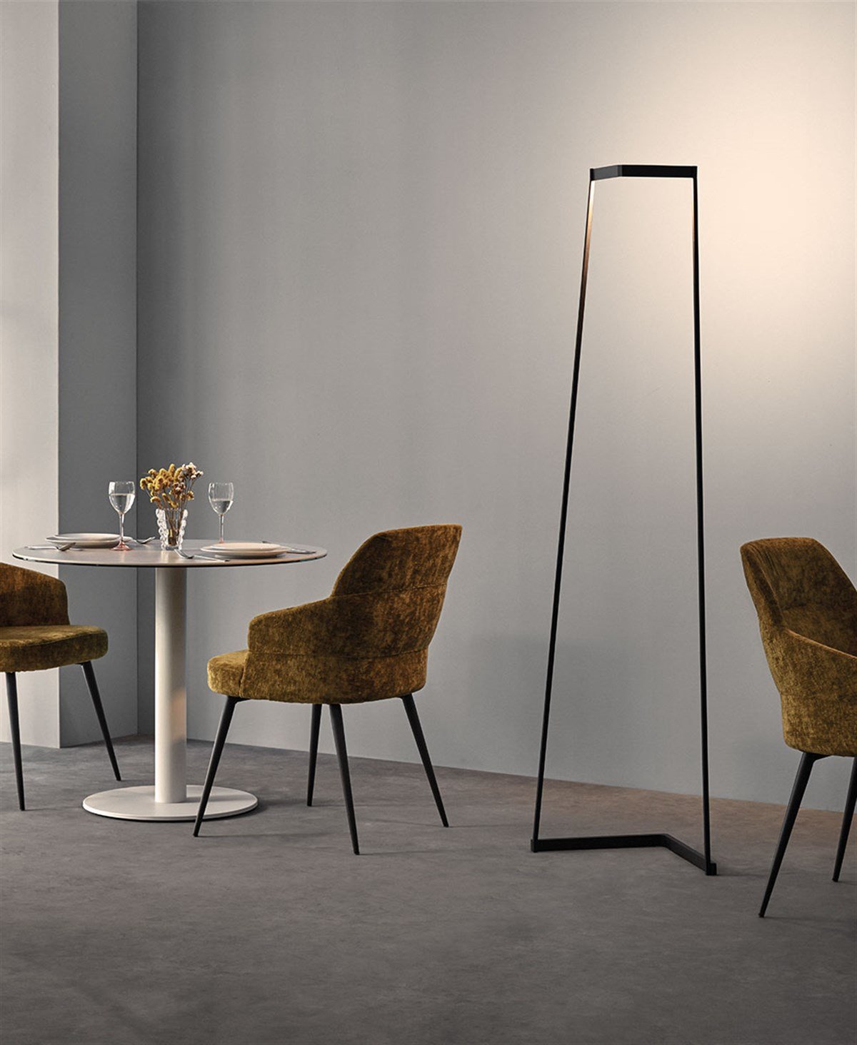 MINIMAL SİYAH LAMBADER