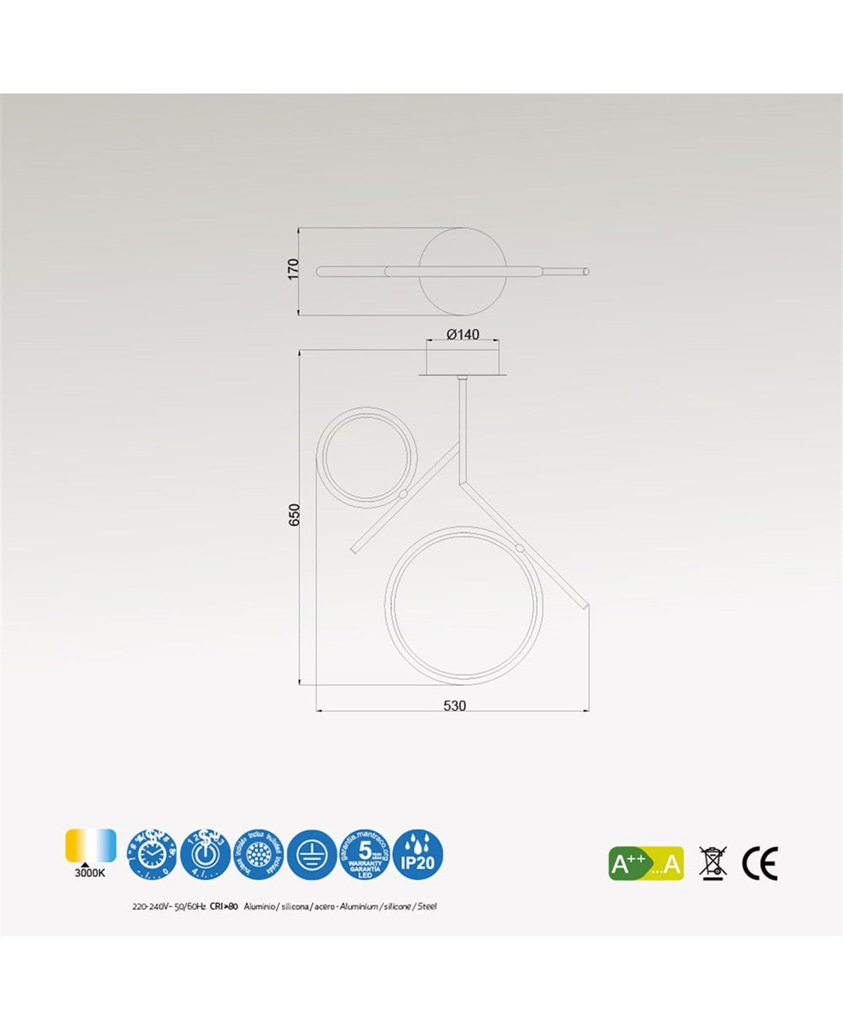 OLIMPIA 36W PLAFONYER