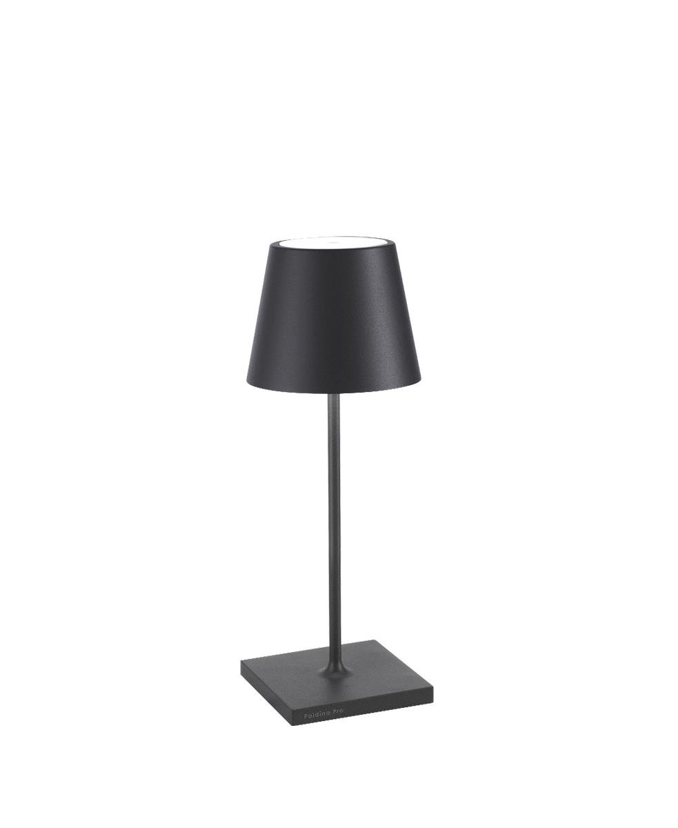 Poldina Pro Mini Şarjlı Masa Lambası - Koyu Gri