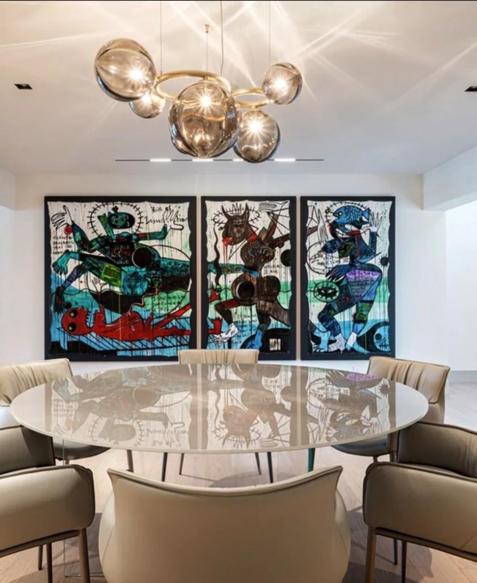 Puppet Ring 7 Füme Avize