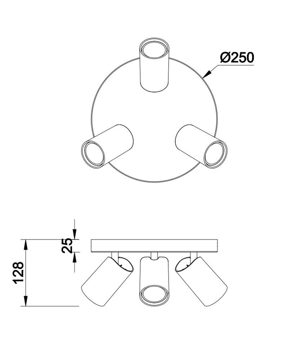 SAL ÜÇLÜ PLAFONYER