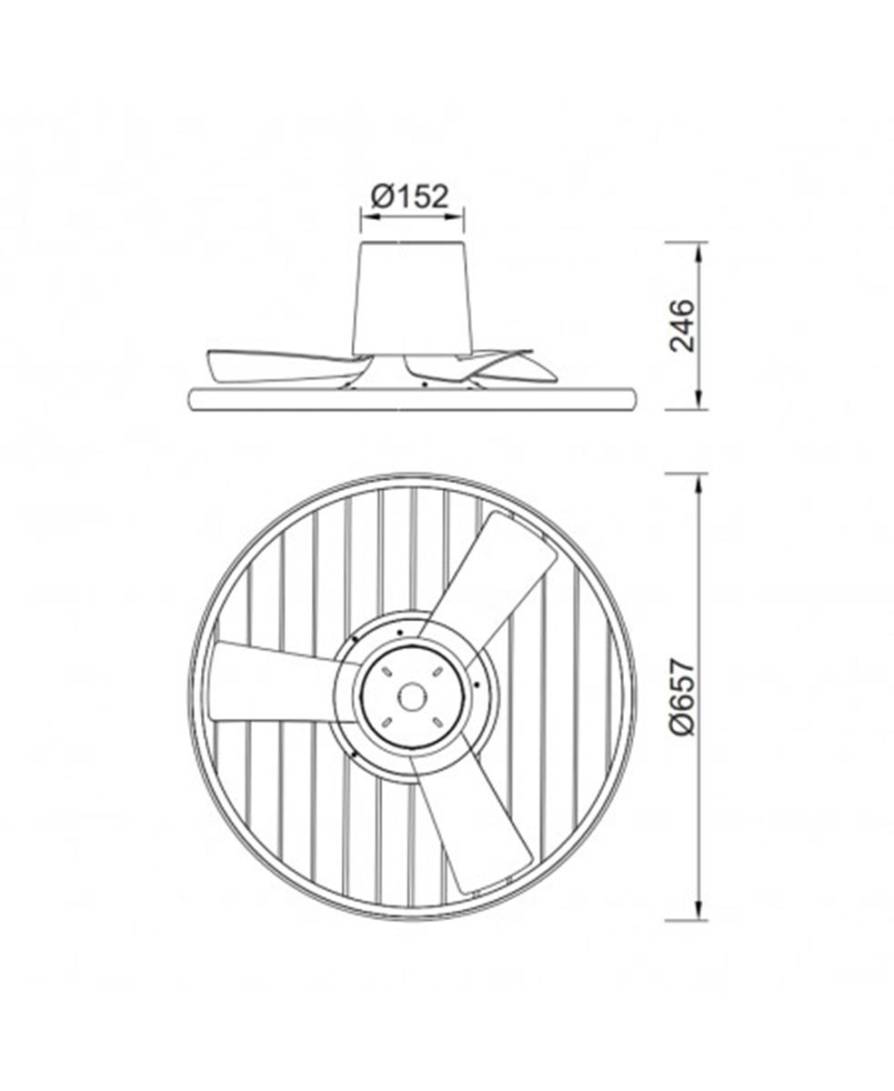 SOHO AHŞAP VANTİLATÖR