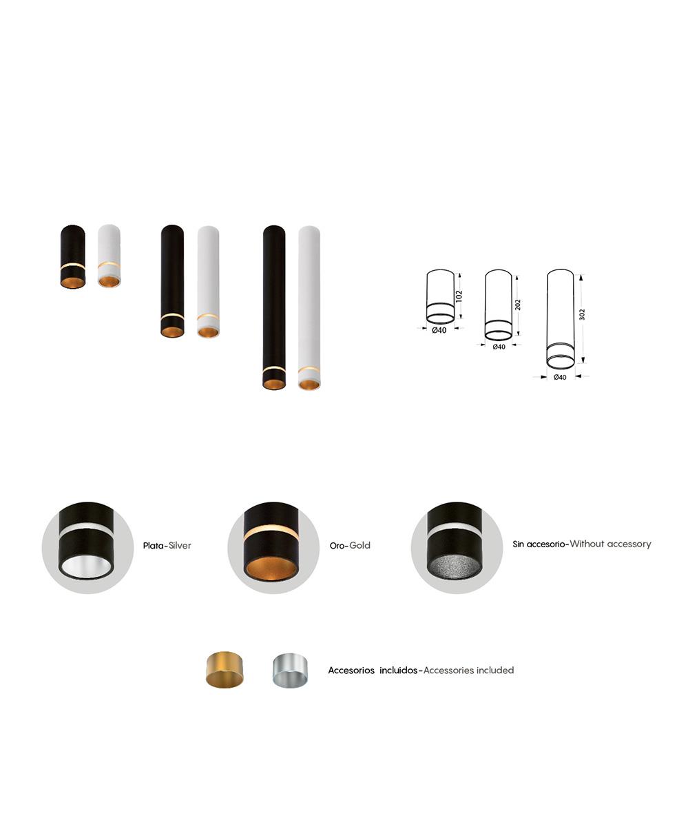 Split 4 cm Beyaz Spot