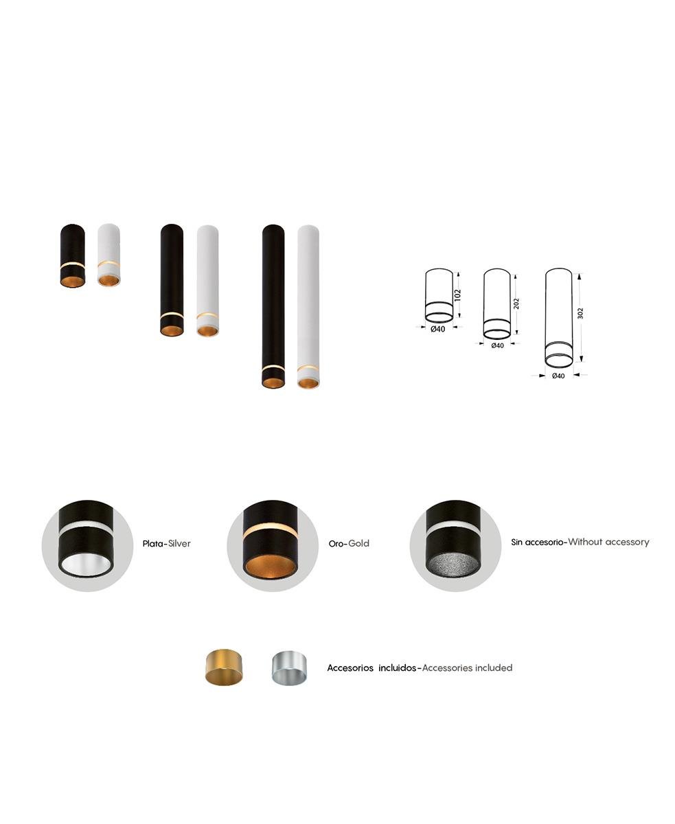 Split 4 cm Siyah Spot