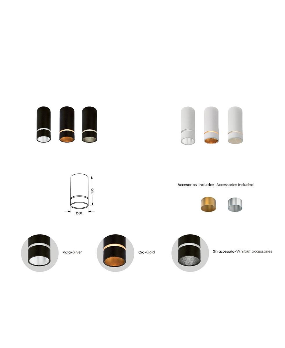 Split 6 cm Beyaz Spot