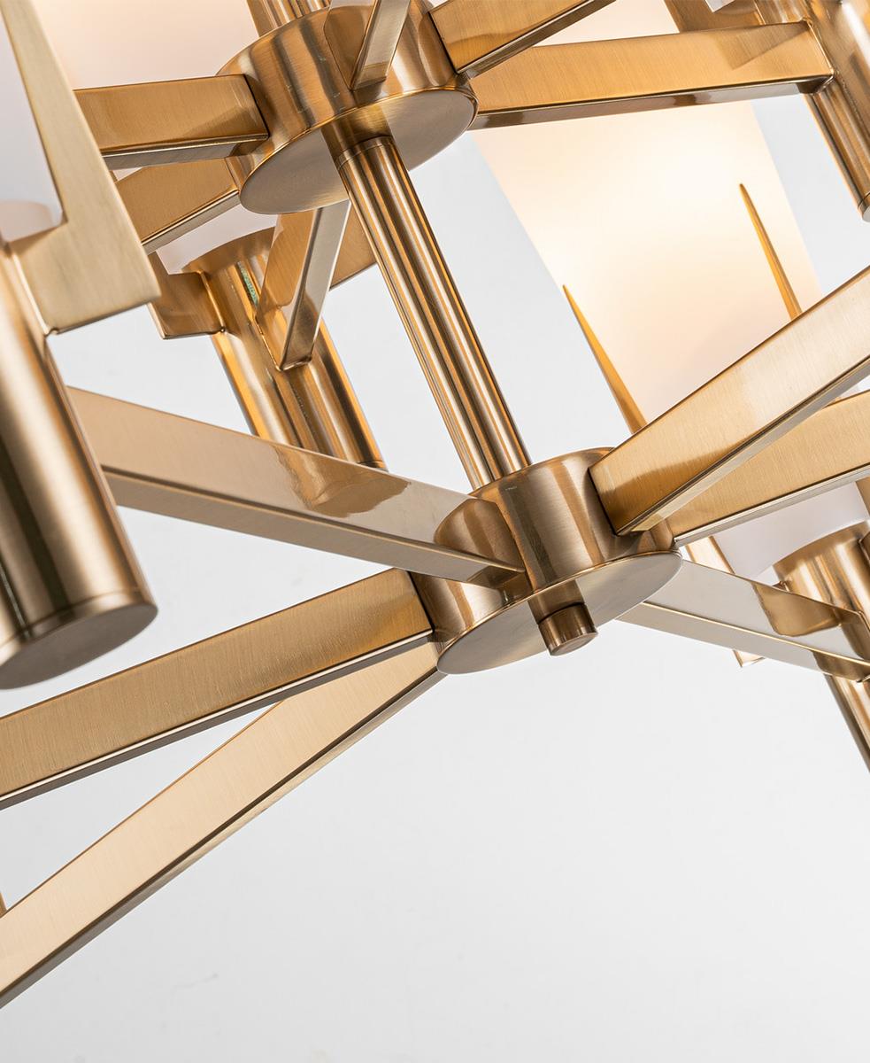 Techo Büyük Boy Cam Kollu Avize