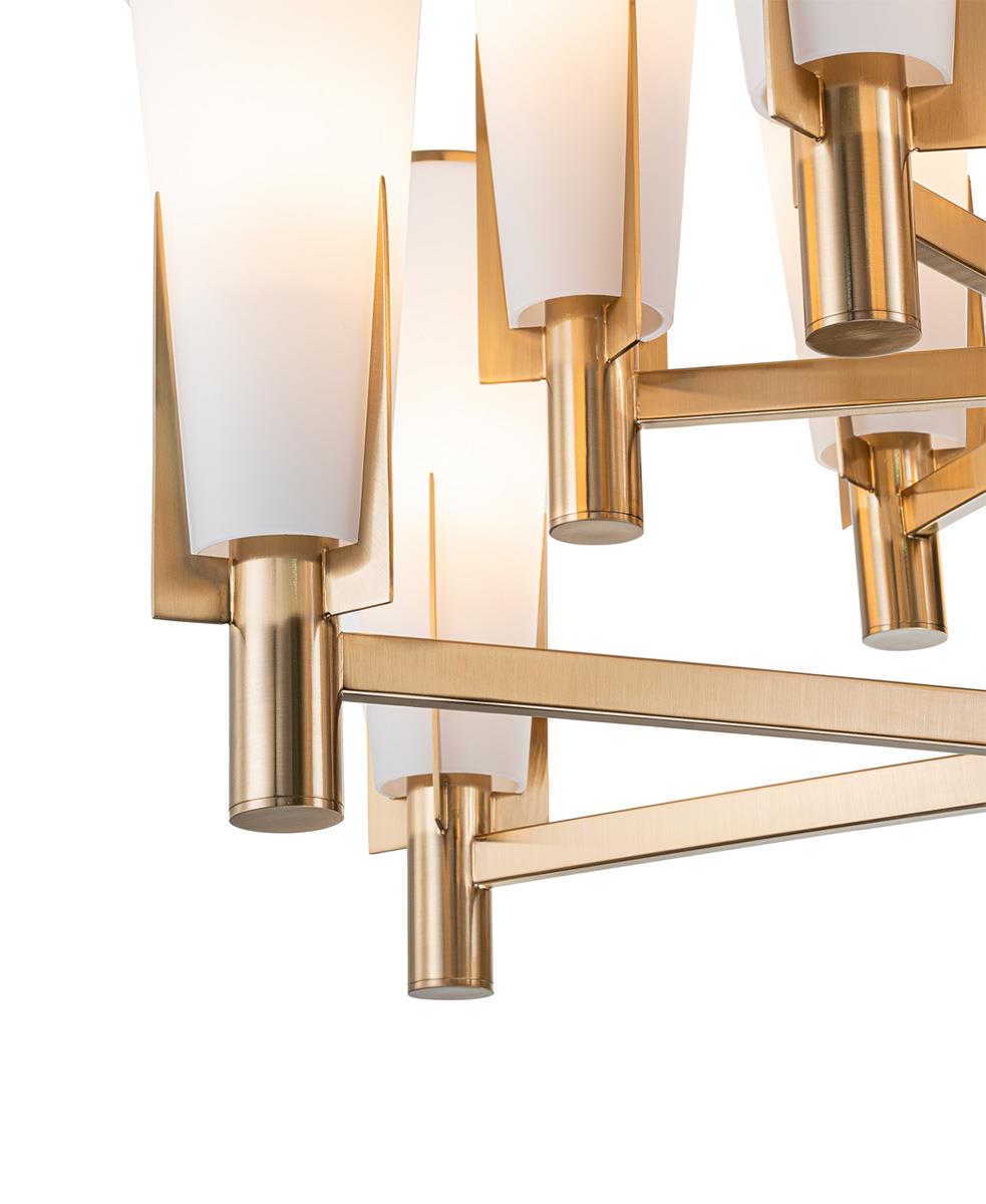 Techo Büyük Boy Cam Kollu Avize