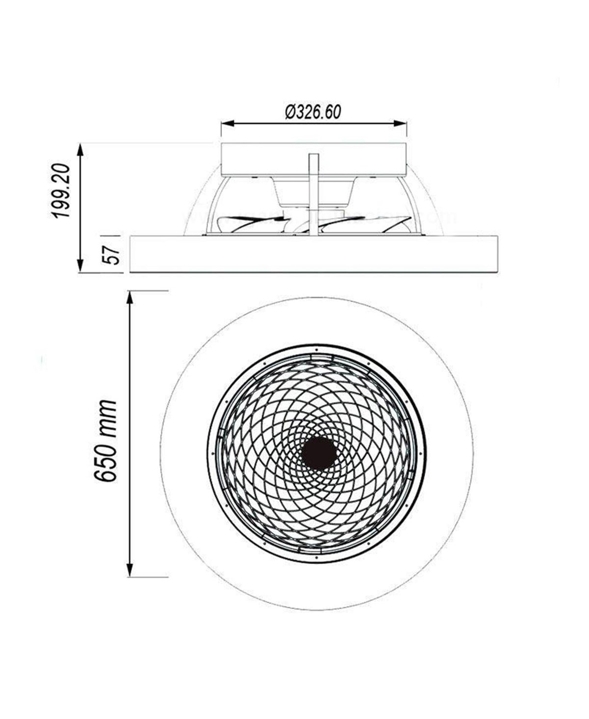 TIBET BEYAZ VANTİLATÖR / FAN