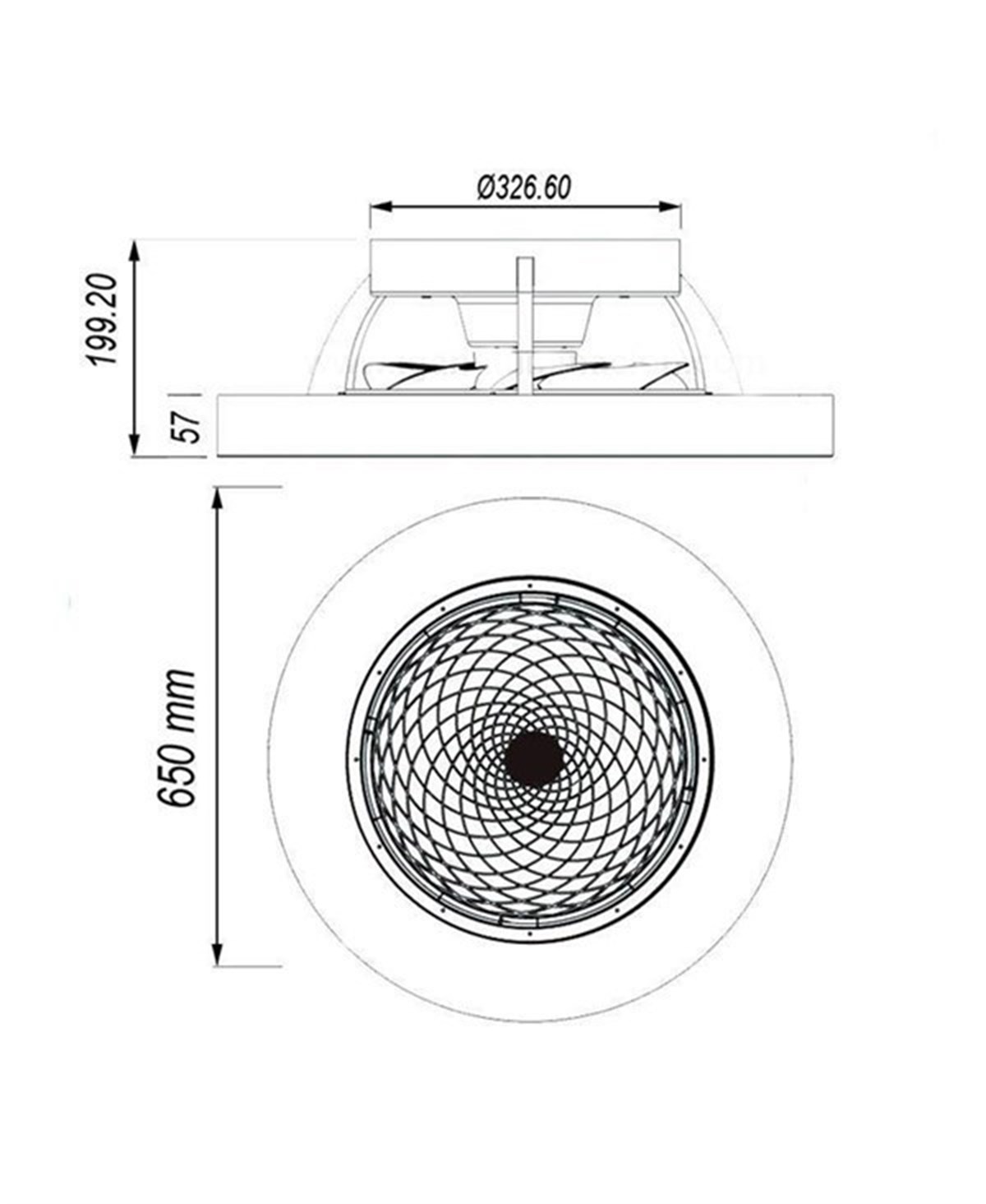 TIBET BEYAZ VANTİLATÖR / FAN