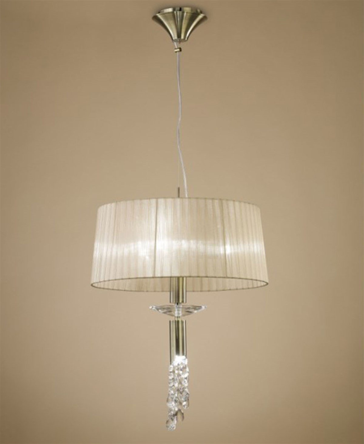 TIFFANY BÜYÜK TEKLİ BRONZ SARKIT