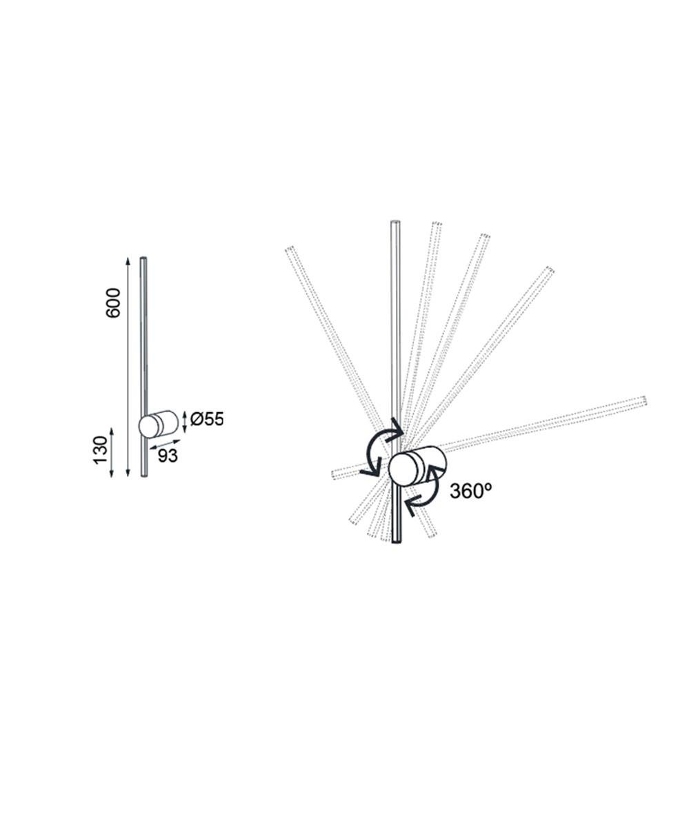 TOBAGO 60CM ALTIN APLİK