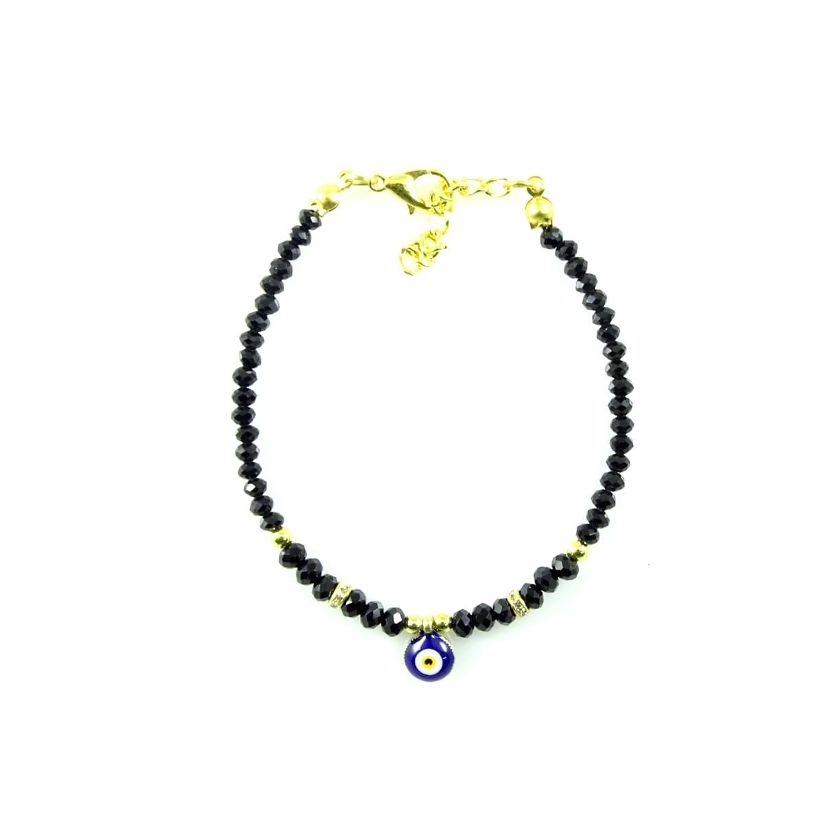Crystal Evil Eye Pendant Bracelet (12 Pack)