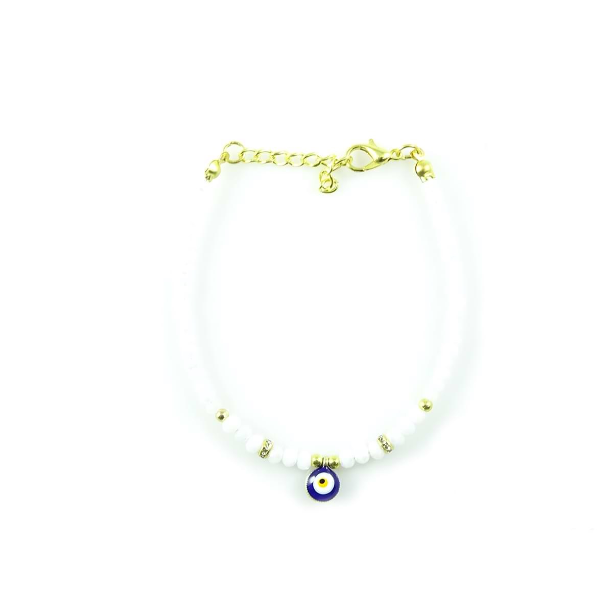 Crystal Evil Eye Pendant Bracelet (12 Pack)
