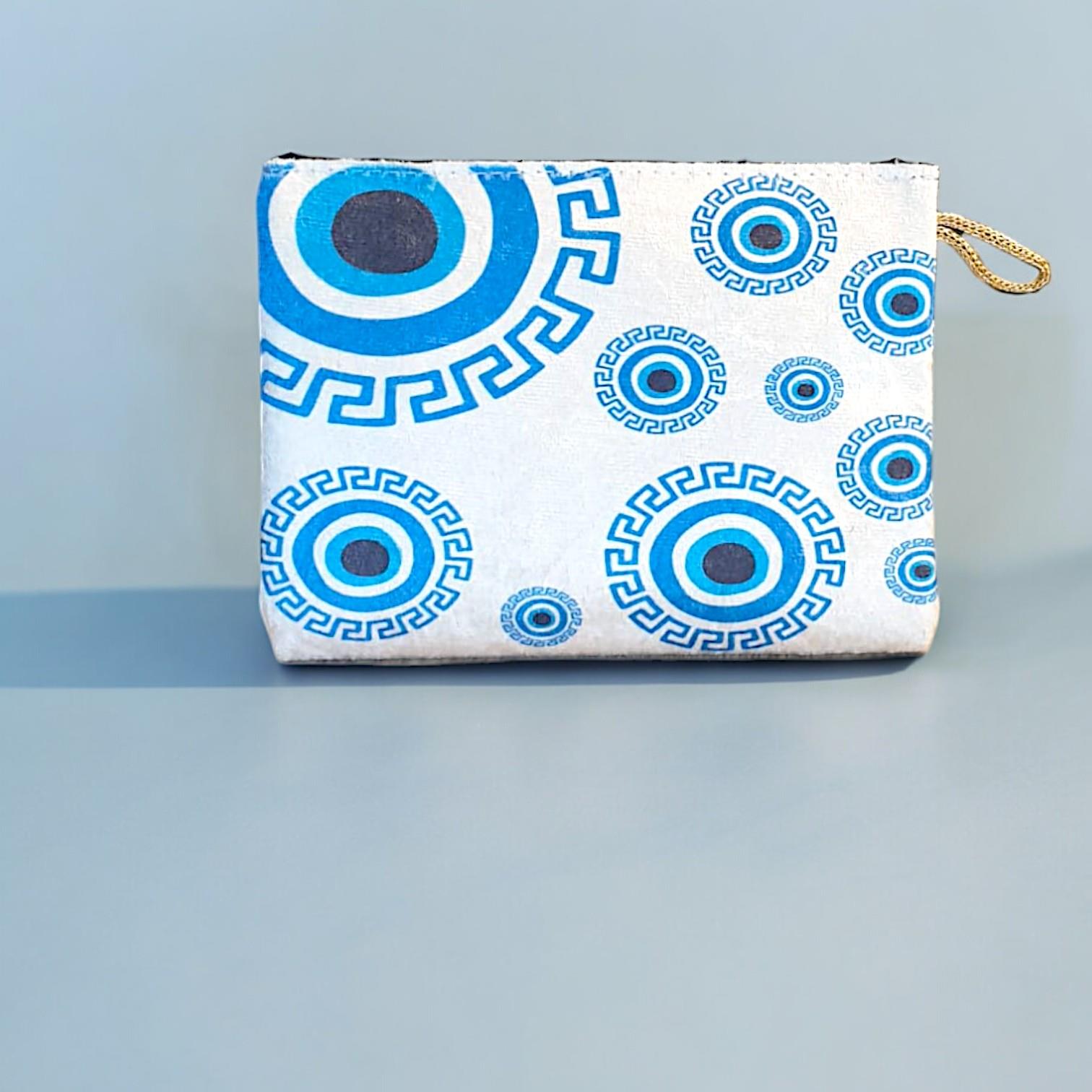 21x15,5 Cm Nazar  Desenli (Desen Seçenekli) Kadife Cüzdan