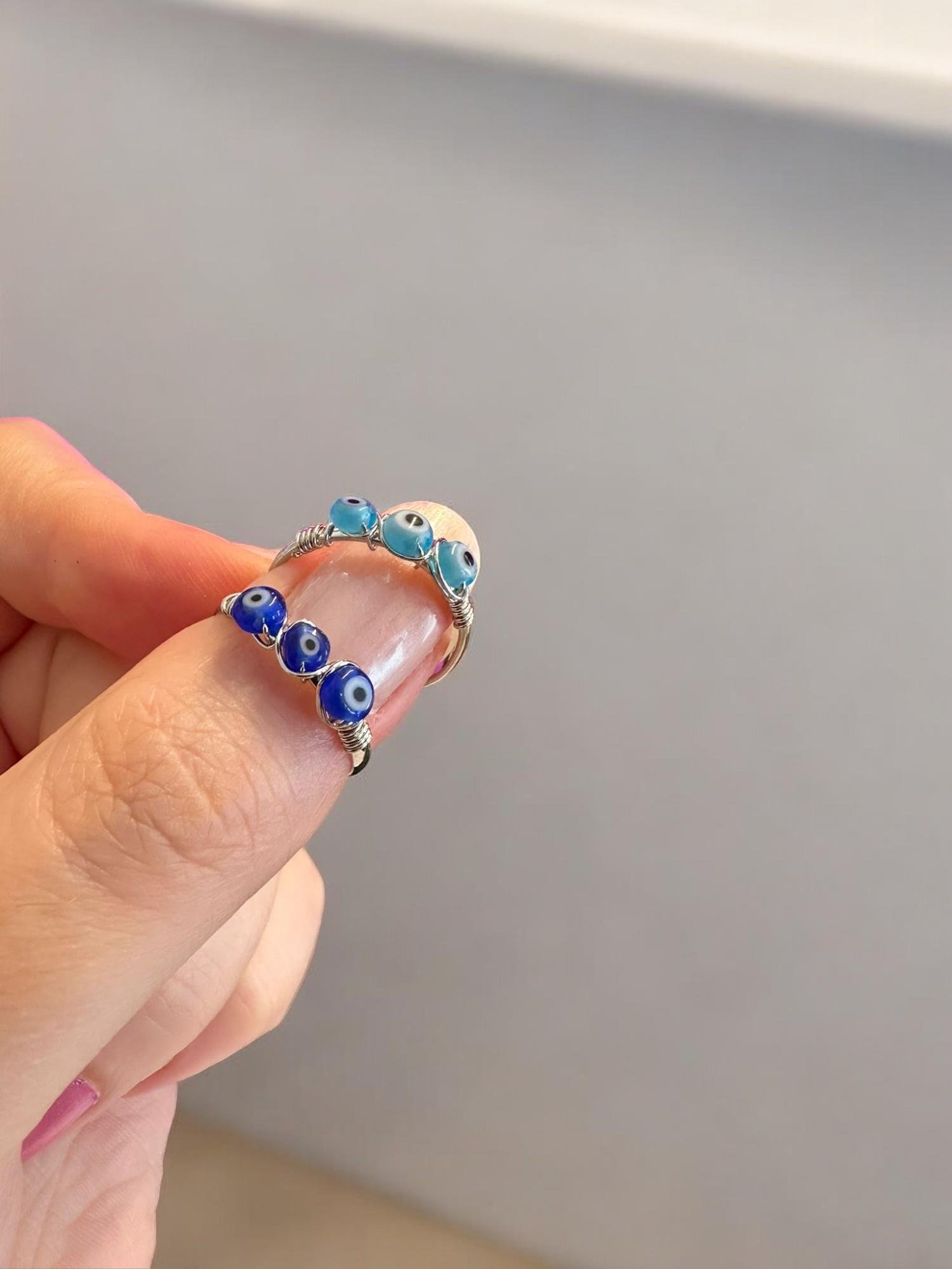 Nazar Boncuklu Yüzük 