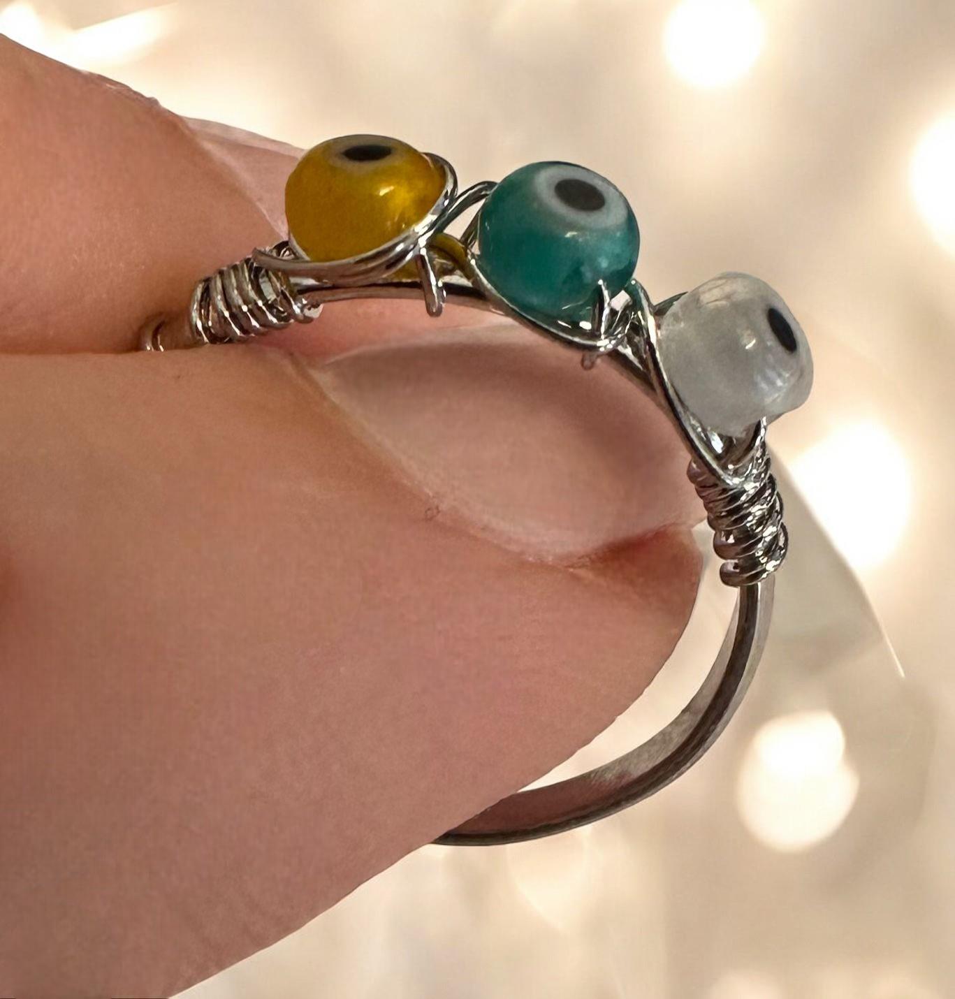 Nazar Boncuklu Yüzük 