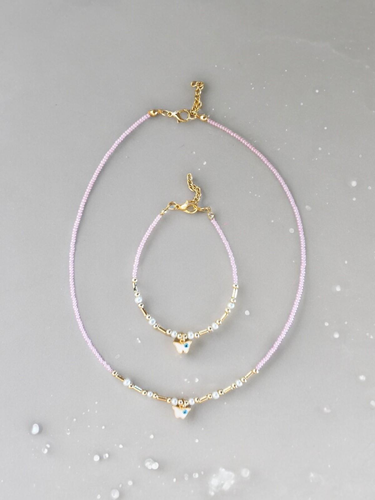 Nazarlık Bileklik Kolye Takım