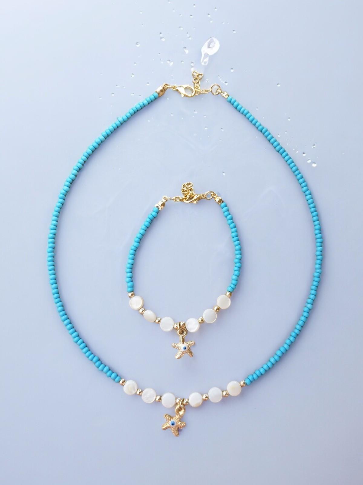 Nazarlık Bileklik Kolye Takım