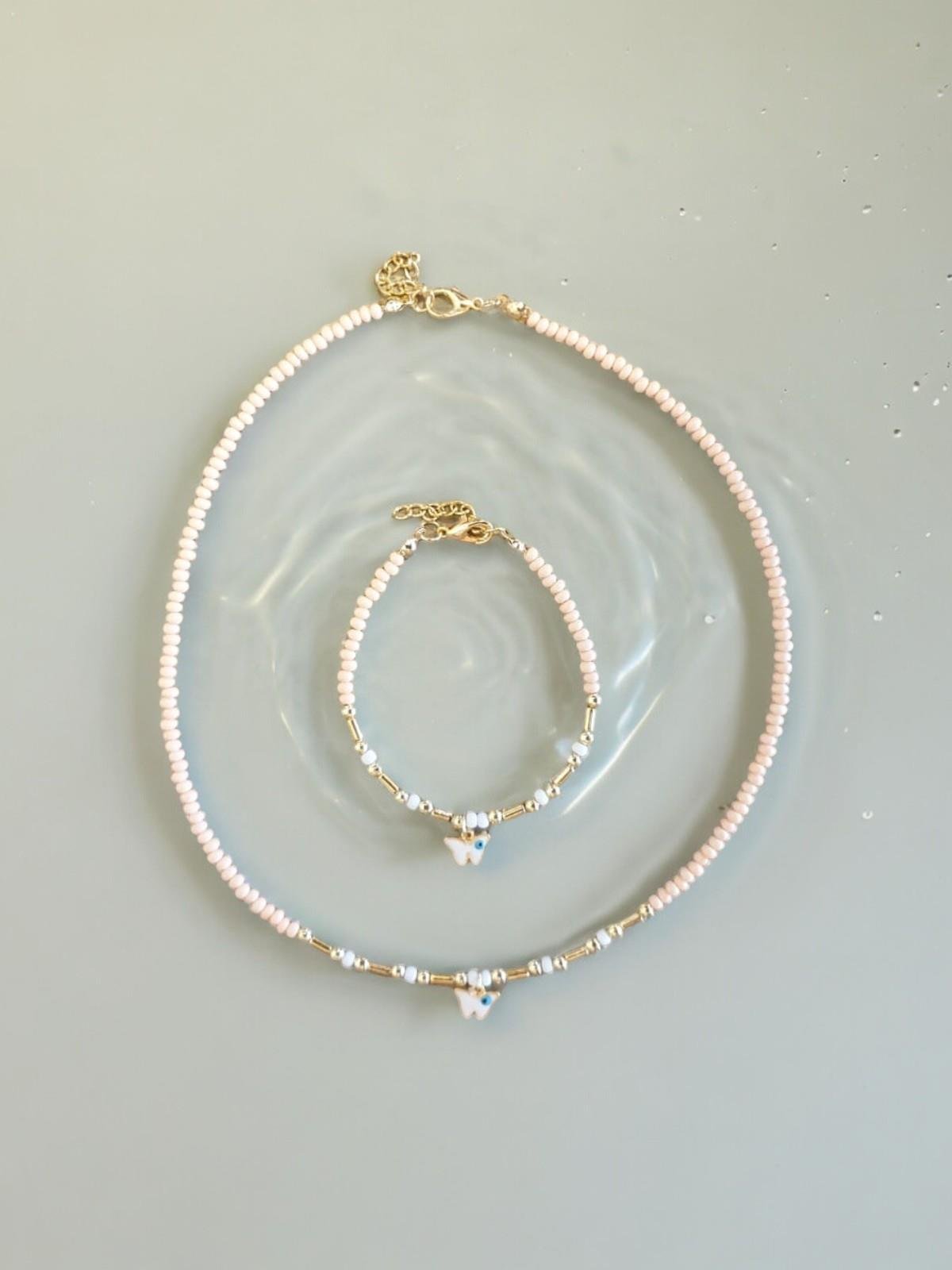 Nazarlık Bileklik Kolye Takım