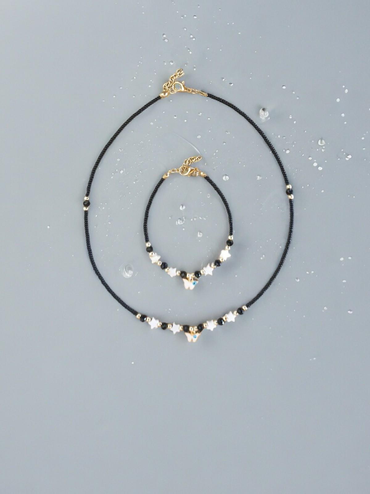 Nazarlık Bileklik Kolye Takım