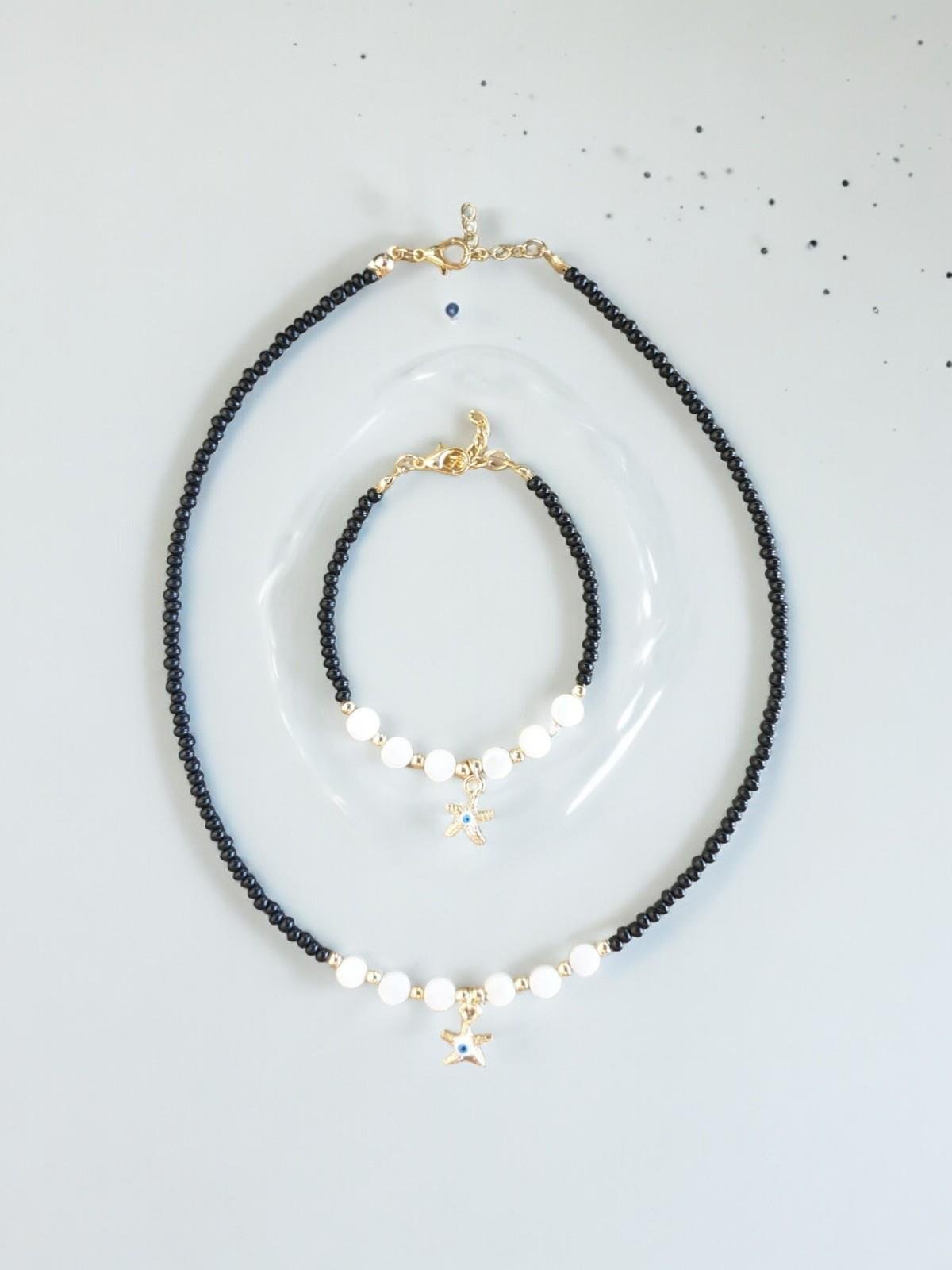 Nazarlık Bileklik Kolye Takım