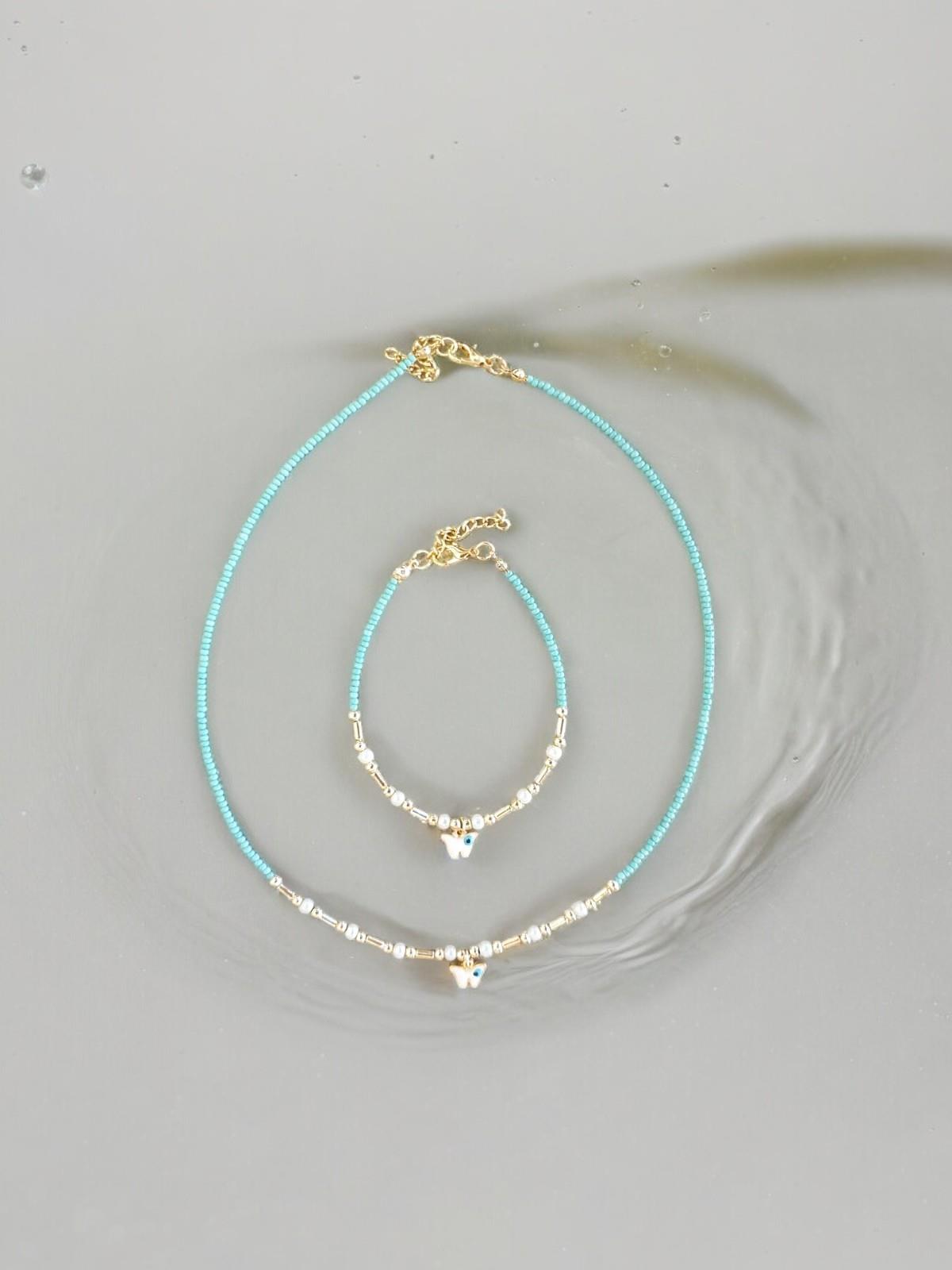 Nazarlık Bileklik Kolye Takım