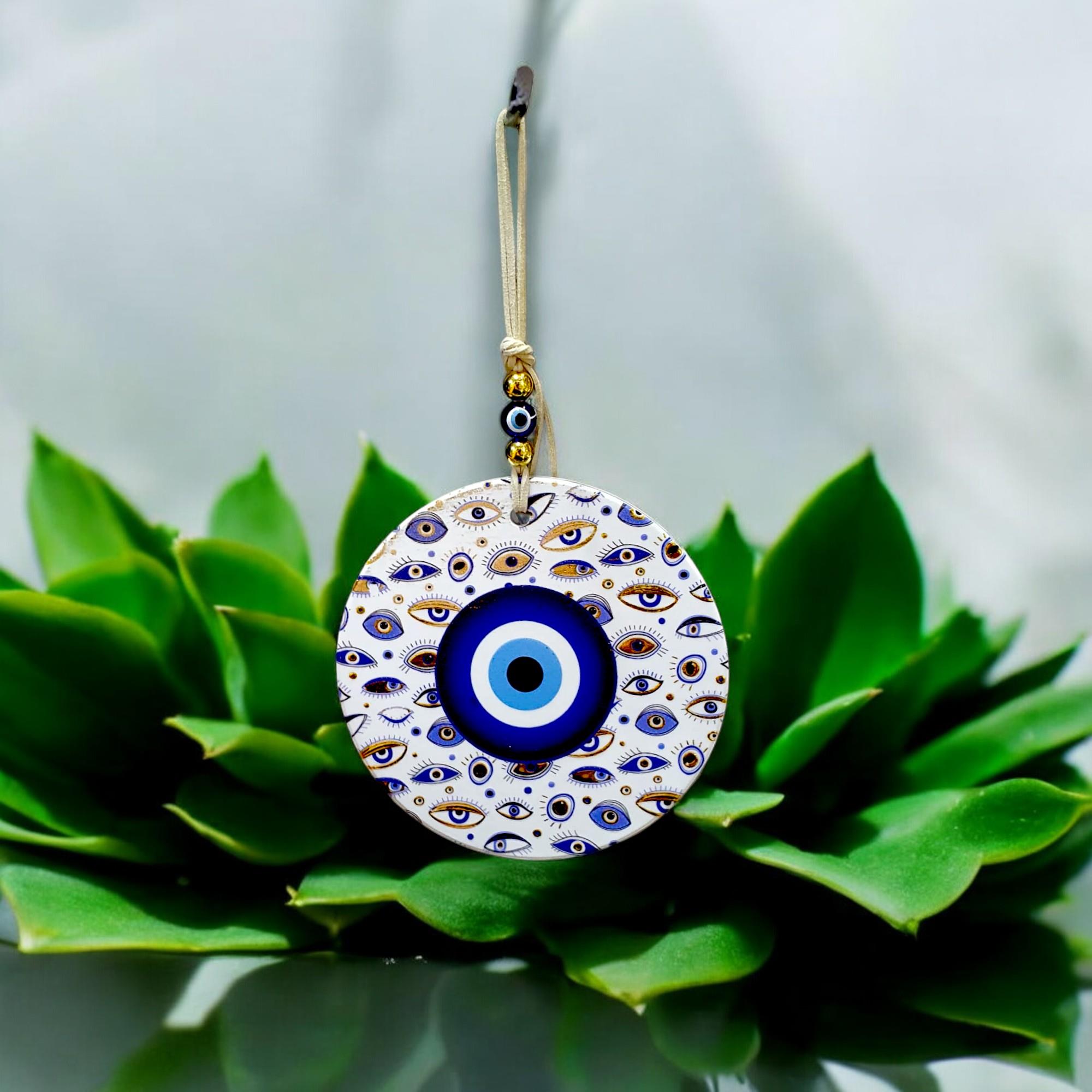 Polyester Nazar Duvar Süsü (12CM)