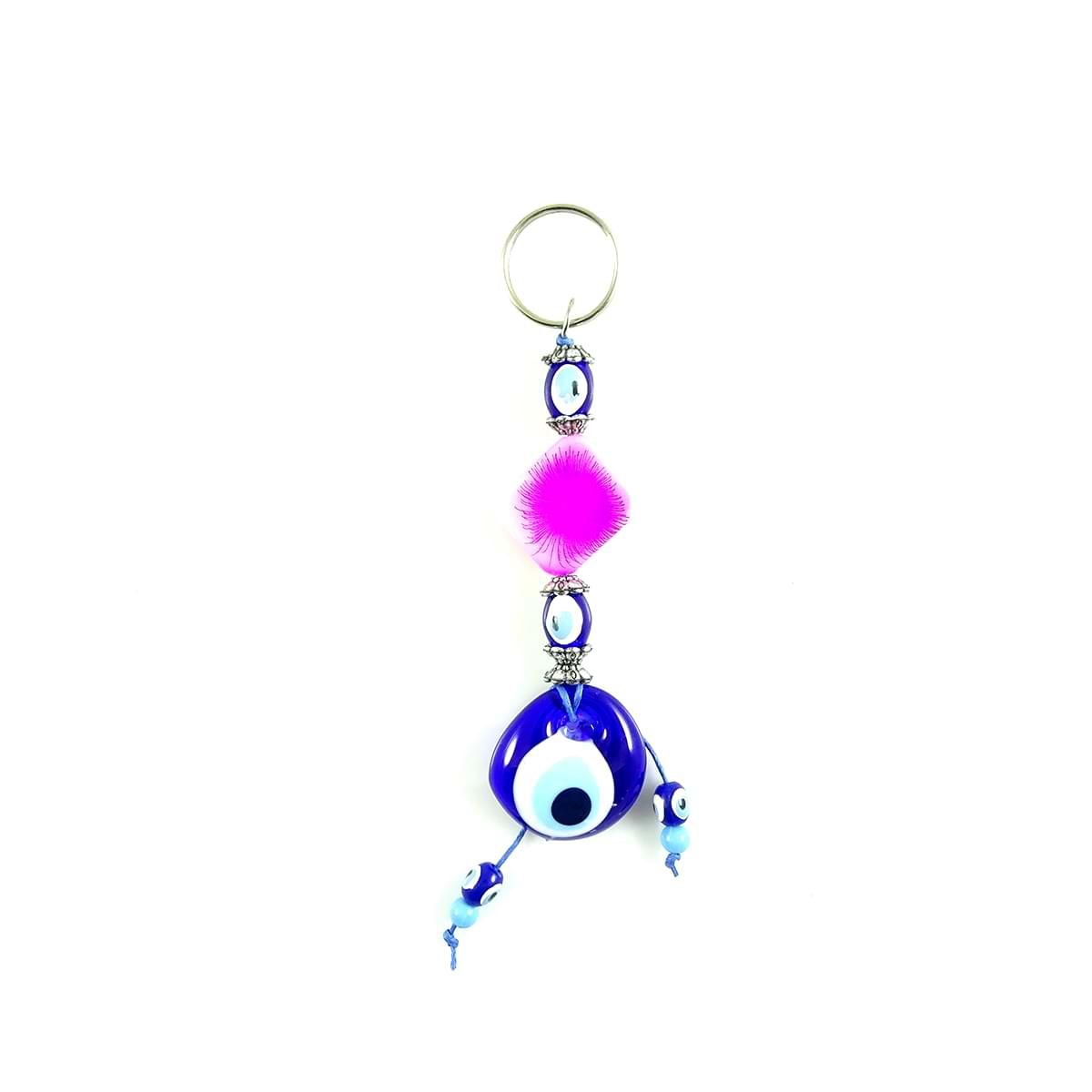 Colorful Evil Eye Keychain