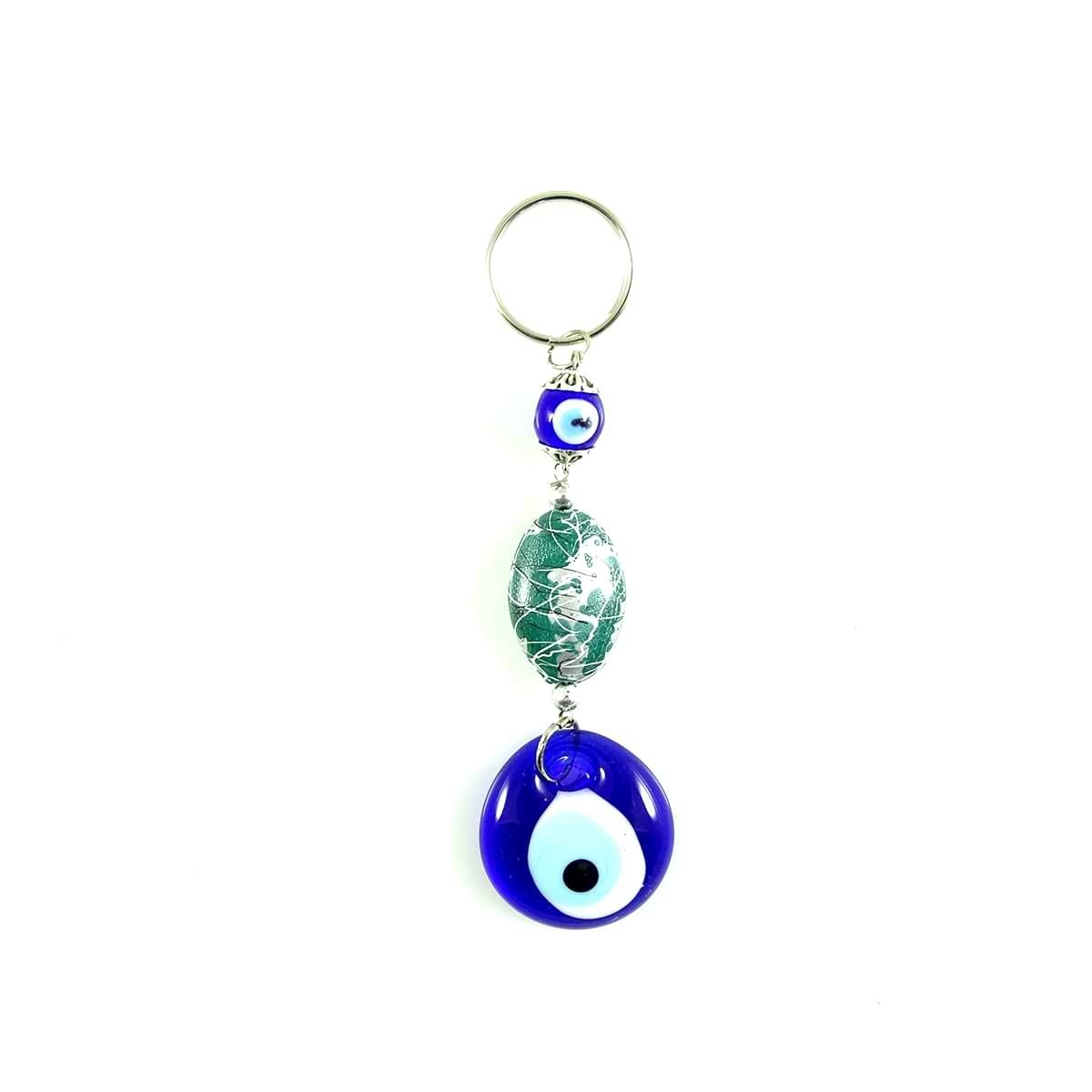 Colorful Evil Eye Keychain