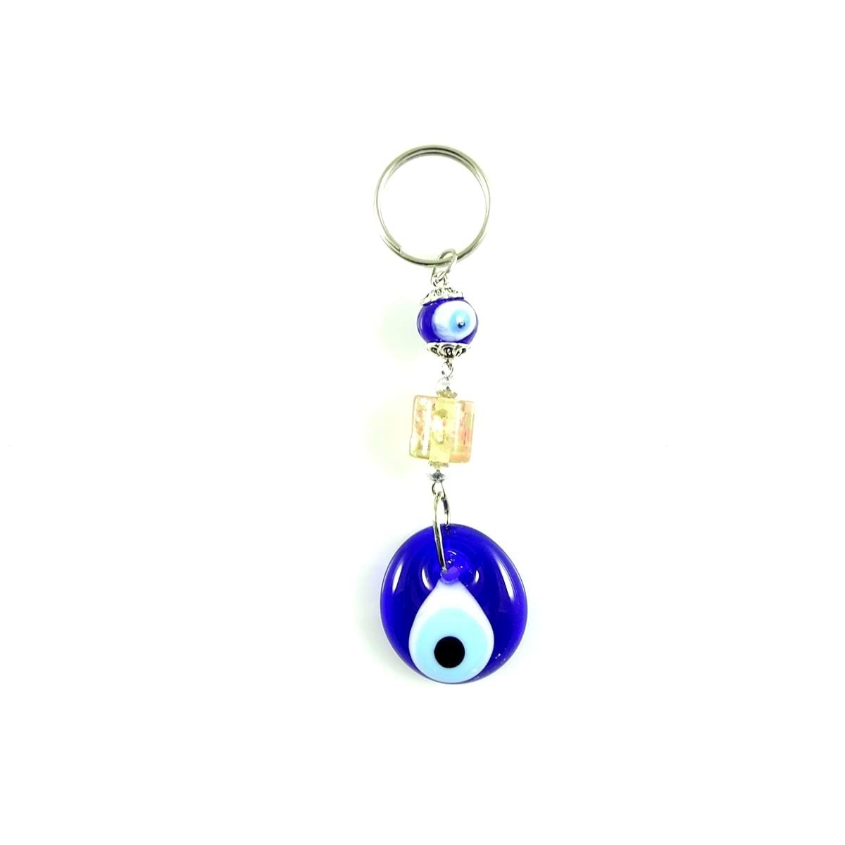 Colorful Evil Eye Keychain
