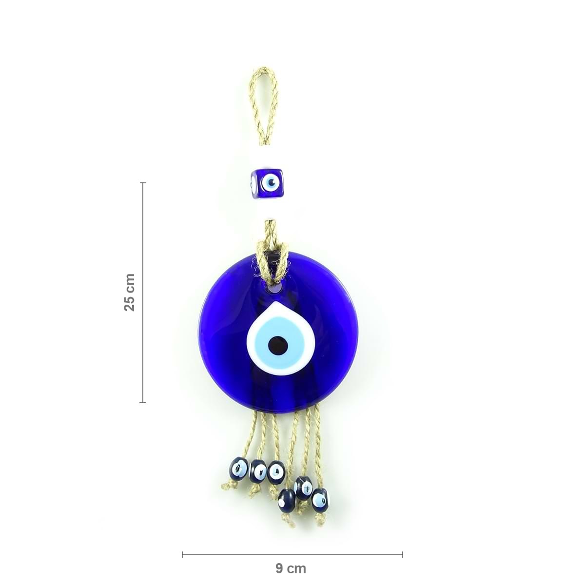 Fringed Evil Eye Wall Decoration 