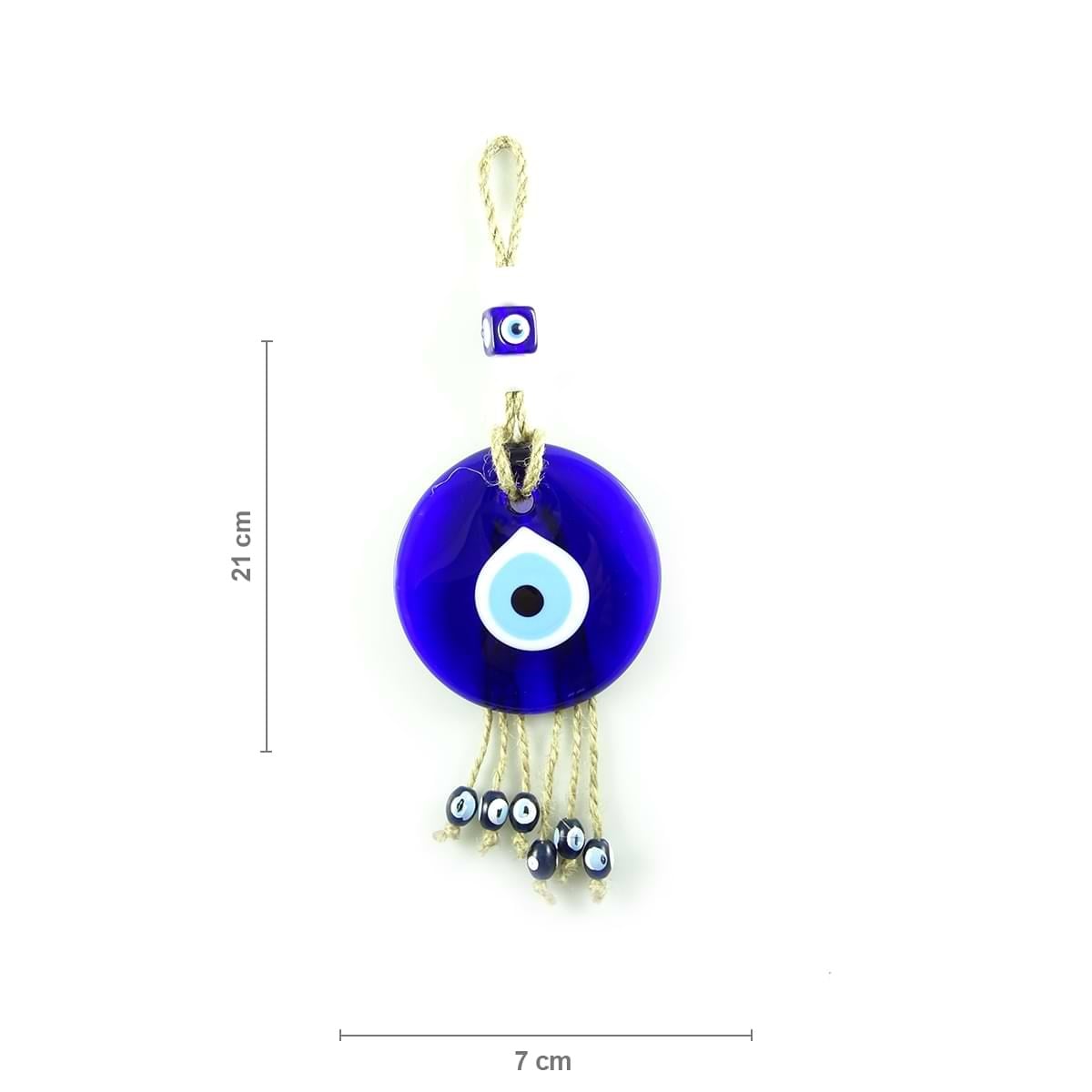 Fringed Evil Eye Wall Decoration 
