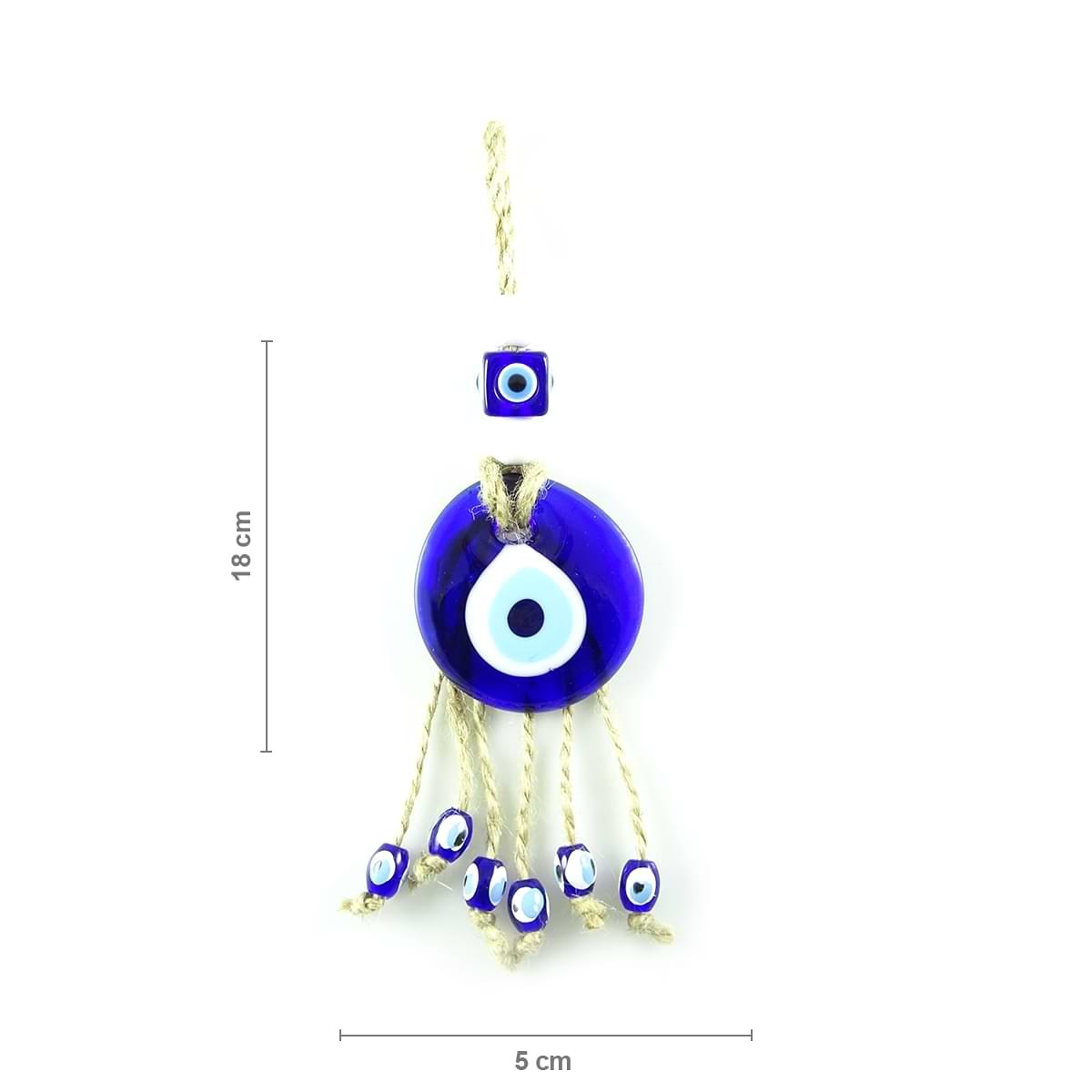 Fringed Evil Eye Wall Decoration 
