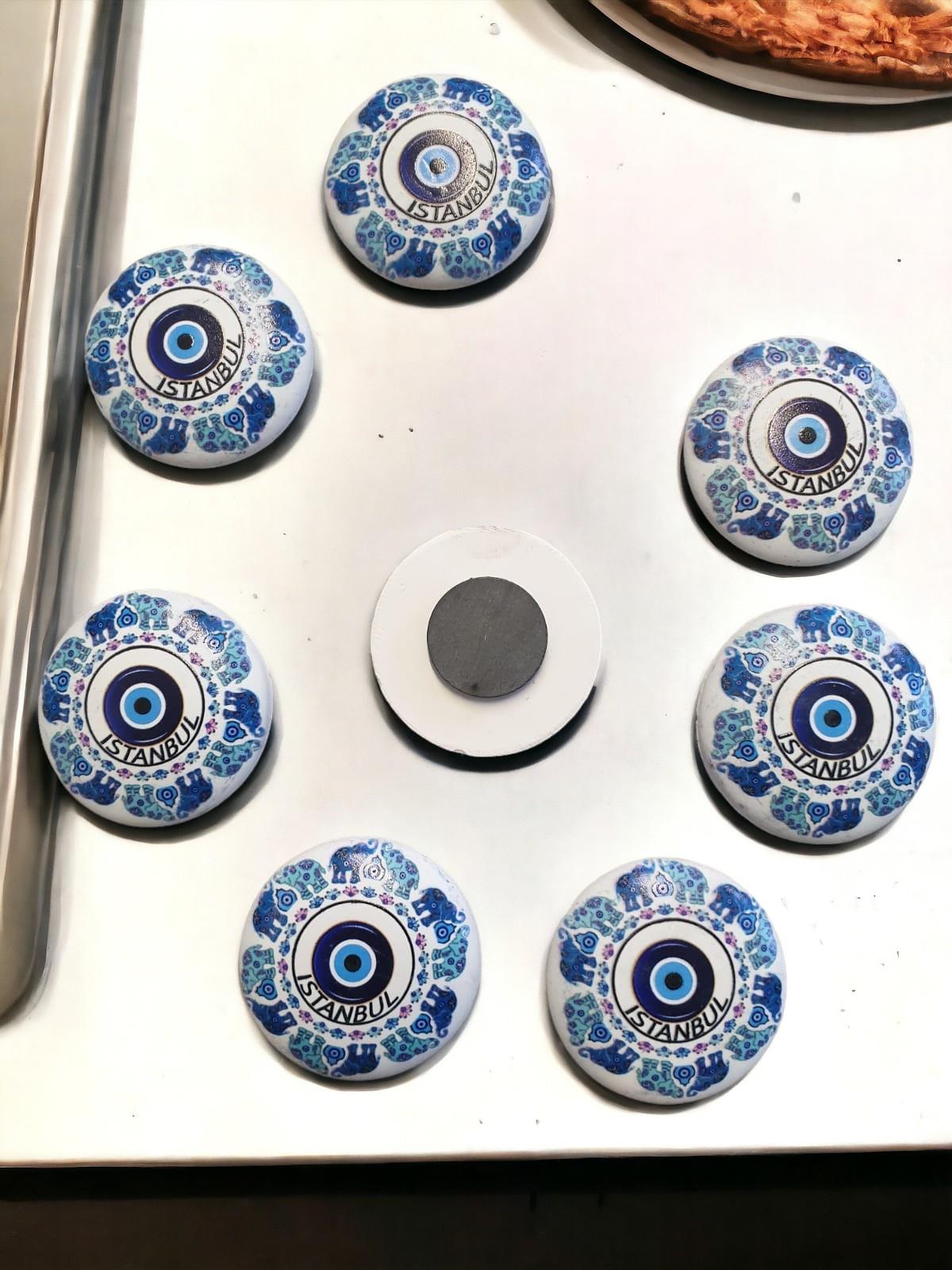 Taş Nazar Magnet (5CM)