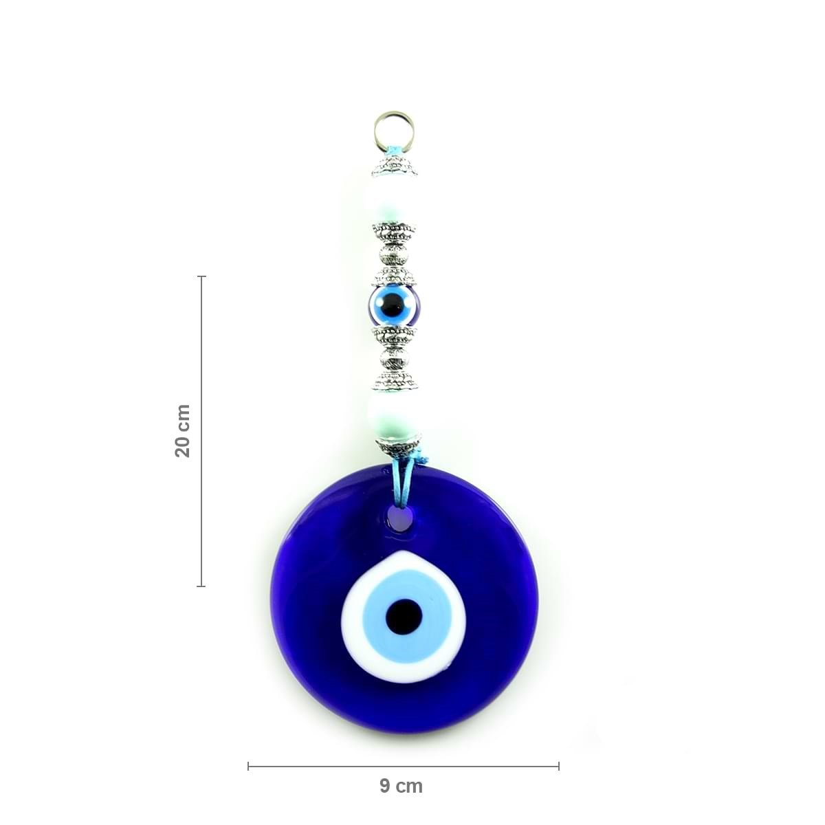 Monocular Evil Eye Wall Decoration with Colorful Bead
