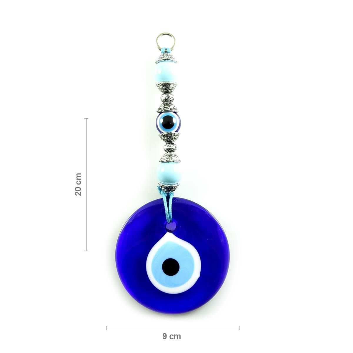 Monocular Evil Eye Wall Decoration with Colorful Bead