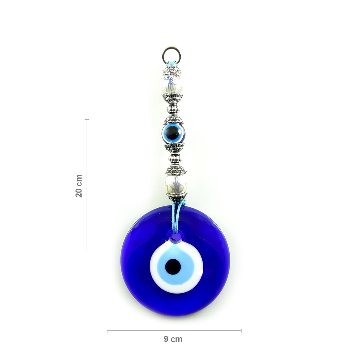 Monocular Evil Eye Wall Decoration with Colorful Bead