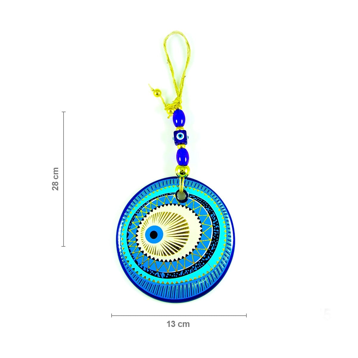 11cm Charm Evil Eye Glass Wall Decoration