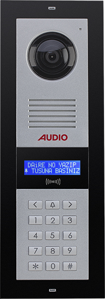 AudioAudio 003002 2 x 16 LCD Ekranlı Zil Paneli Bus Plus Mekanik Butonlu