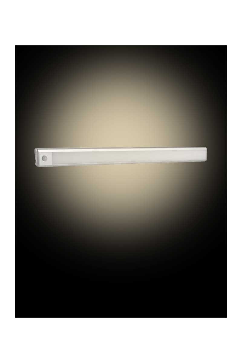 CataCata CT-2464 10w Bella Slim Cabinet Şarjlı Sensörlü Led Yatay Bant Armatür 40cm 3 Renk (6400K-4000K-3200K)