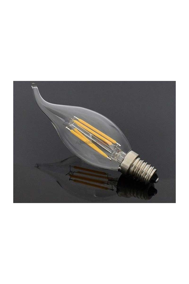 CataCata CT-4062G 4W Led Filament Kıvrık Buji Ampül E14 3200K Günışığı